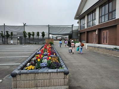 新学期登校風景