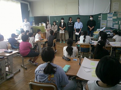 4年大学生との授業1