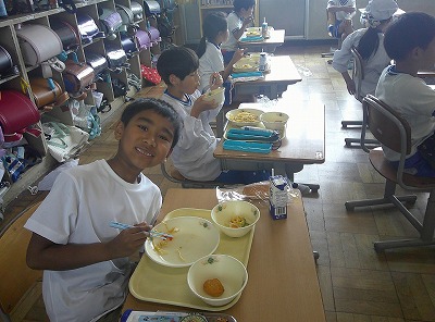 ２年給食２