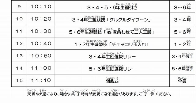 運動会プロ２
